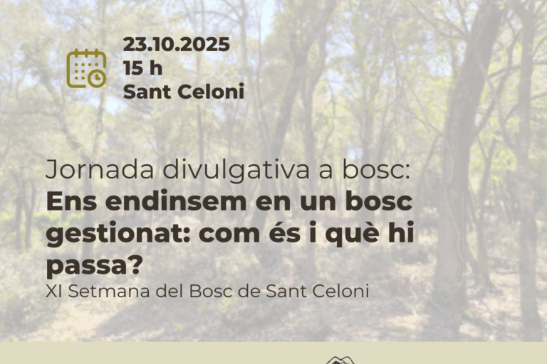 Cartell visita Montnegre
